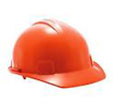 Casco seguridad naranja