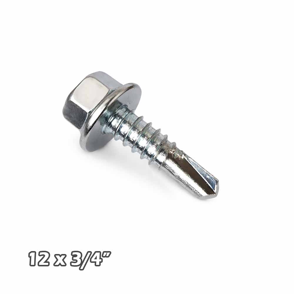 Autoperforante hexag 12 x 3/4 sin arandela