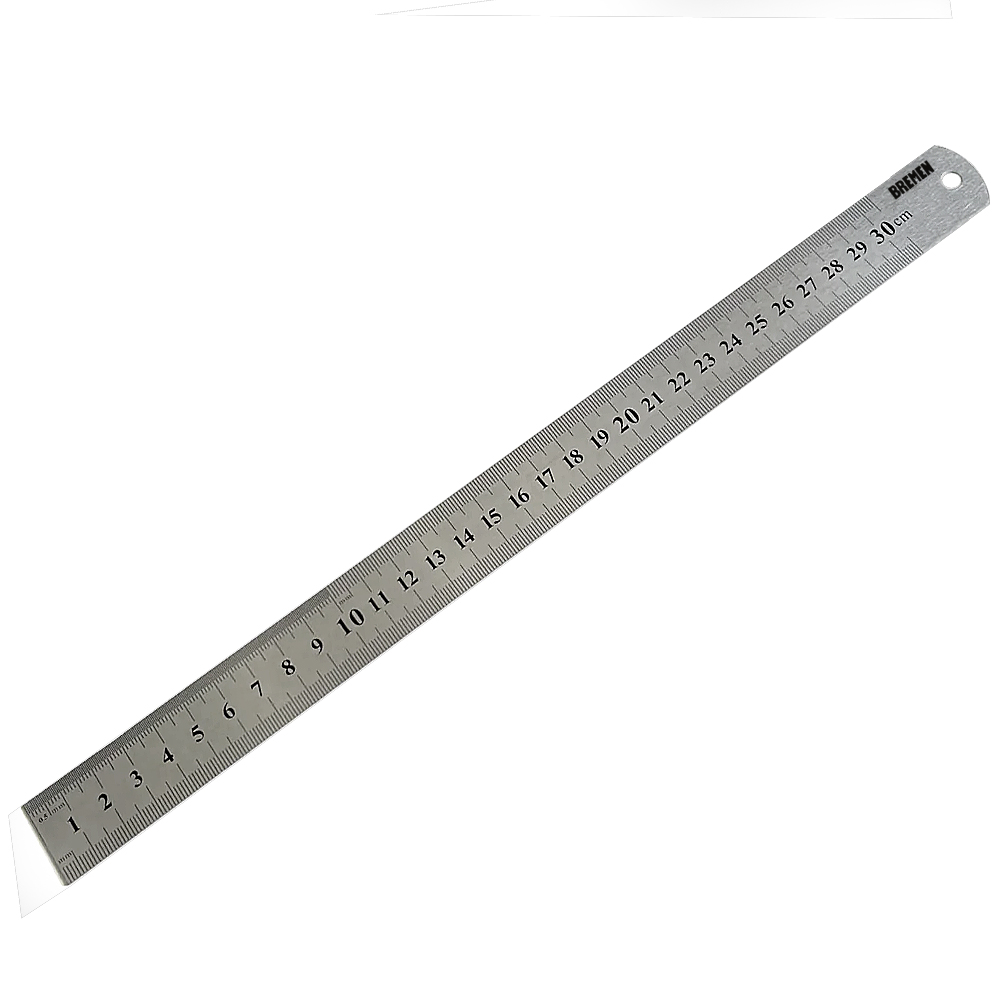 Regla Metalica inox 30 cm Bremen 7109