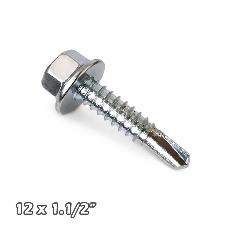 Autoperforante hexag 12 x 1.1/2 sin arandela