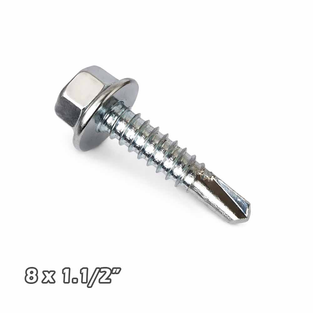 Autoperforante hexag 8 x 1,1/2 sin arandela