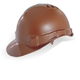 Casco seguridad marron