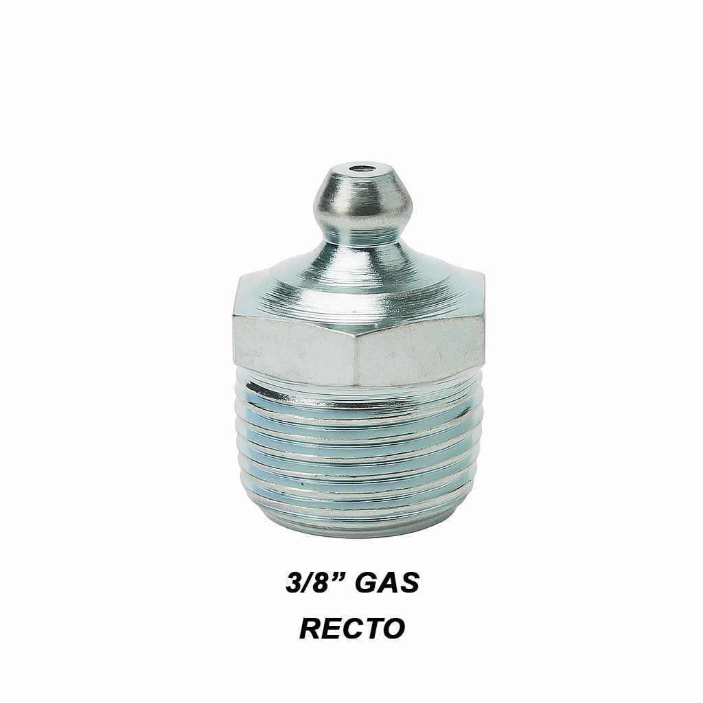Alemite 3/8 gas recto
