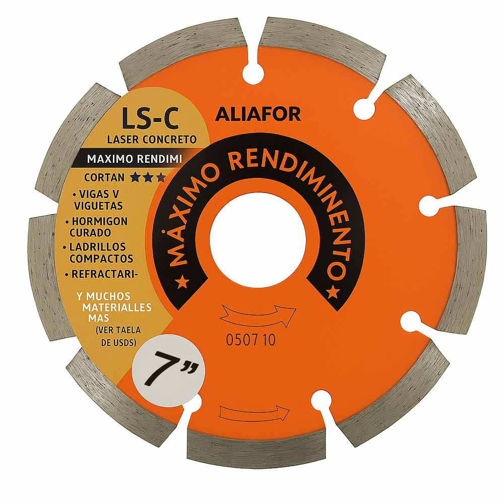Disco diamantado Aliafor 7 laser LSC