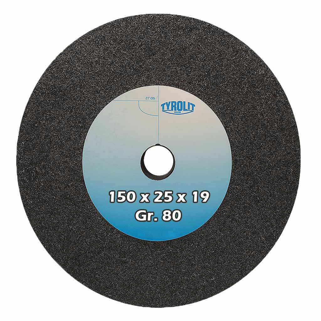 Rueda recta 150 x 25 x 19 g80