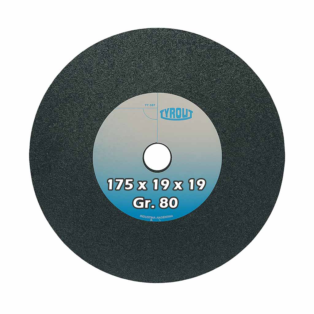 Rueda recta widia 175 x 19 x 19 g80