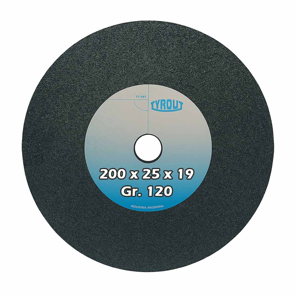 Rueda recta widia 200 x 25 x 19 g120