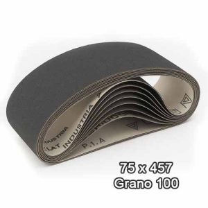 Banda Tela Ox Al mad Fenob 75 X 457 Gr 100