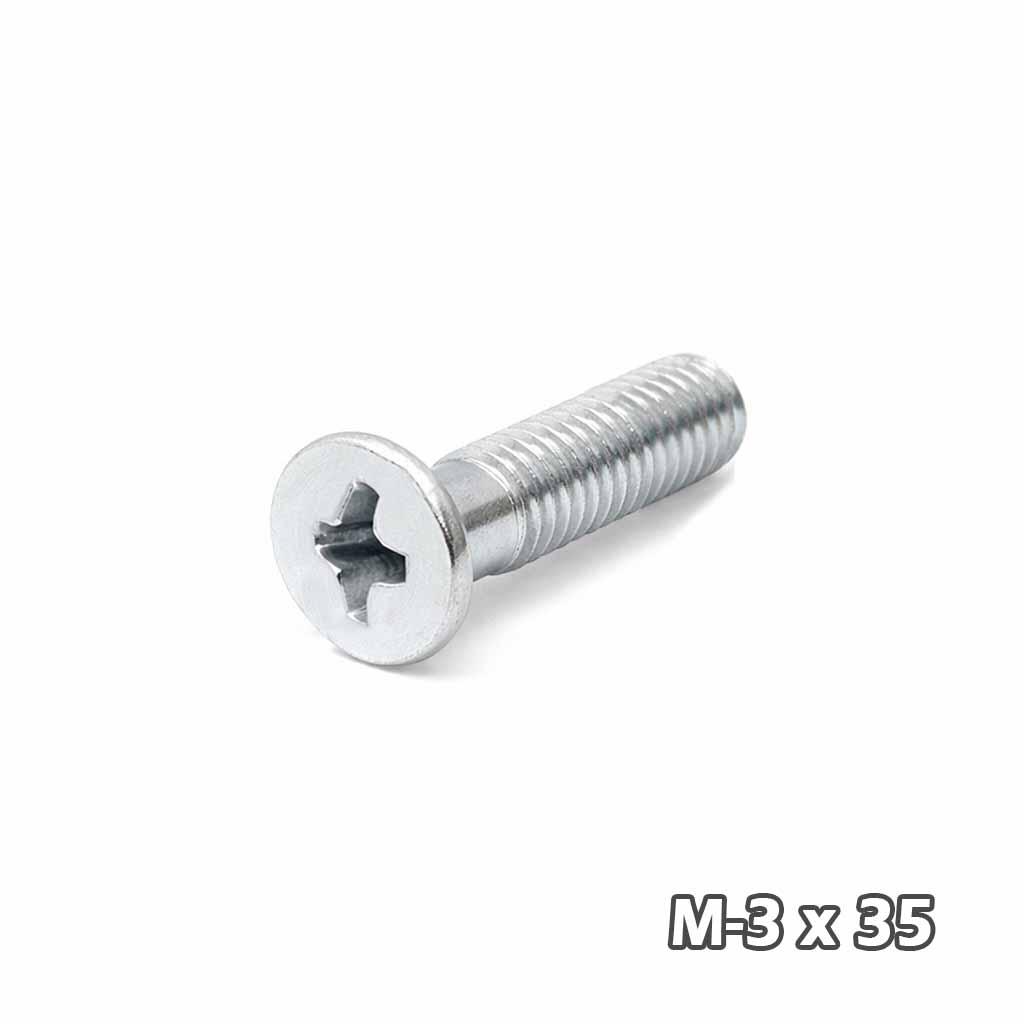 Torn Phill c/fres Zinc M3 x 35