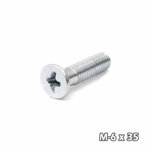 Torn Phill c/fres Zinc M6 x 35