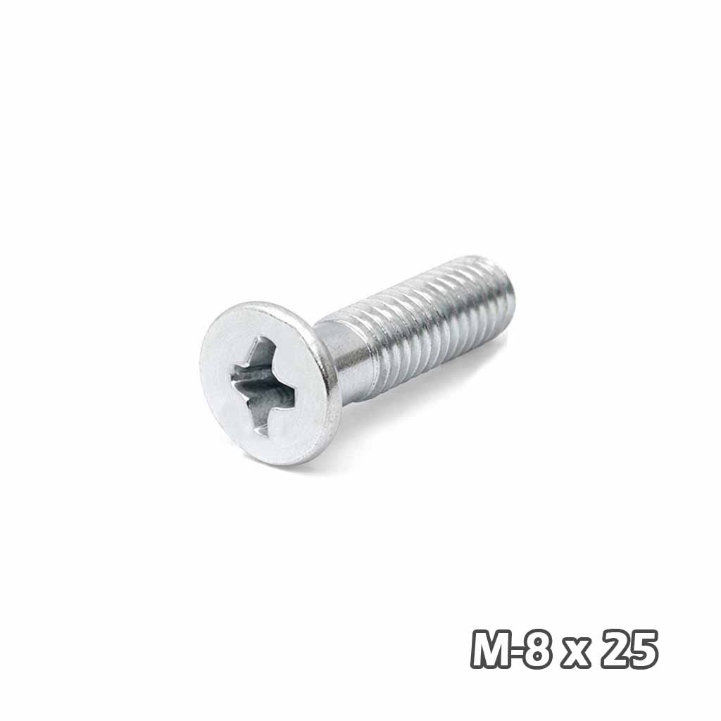 Torn Phill c/fres Zinc M8 x 25