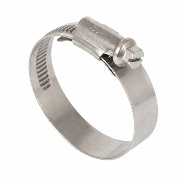 Abraz acero inox 30-45  12mm Perfecto