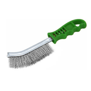 Cepillo alambre Inox FPL 132 cabo plastico Verde