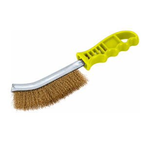 Cepillo alambre Bronce FPL 133 cabo plast Amarillo