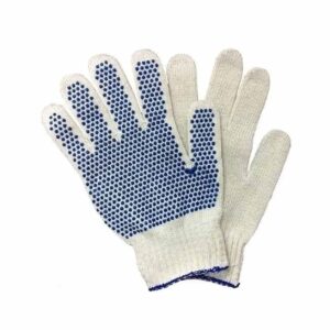 Par de guantes moteados reforzados