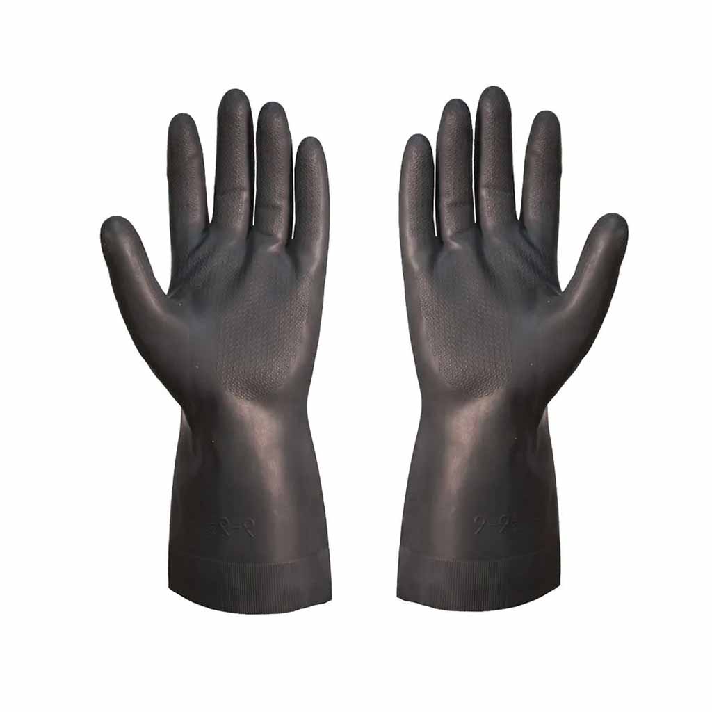 Par guantes latex liviano 30 cm Talle 9