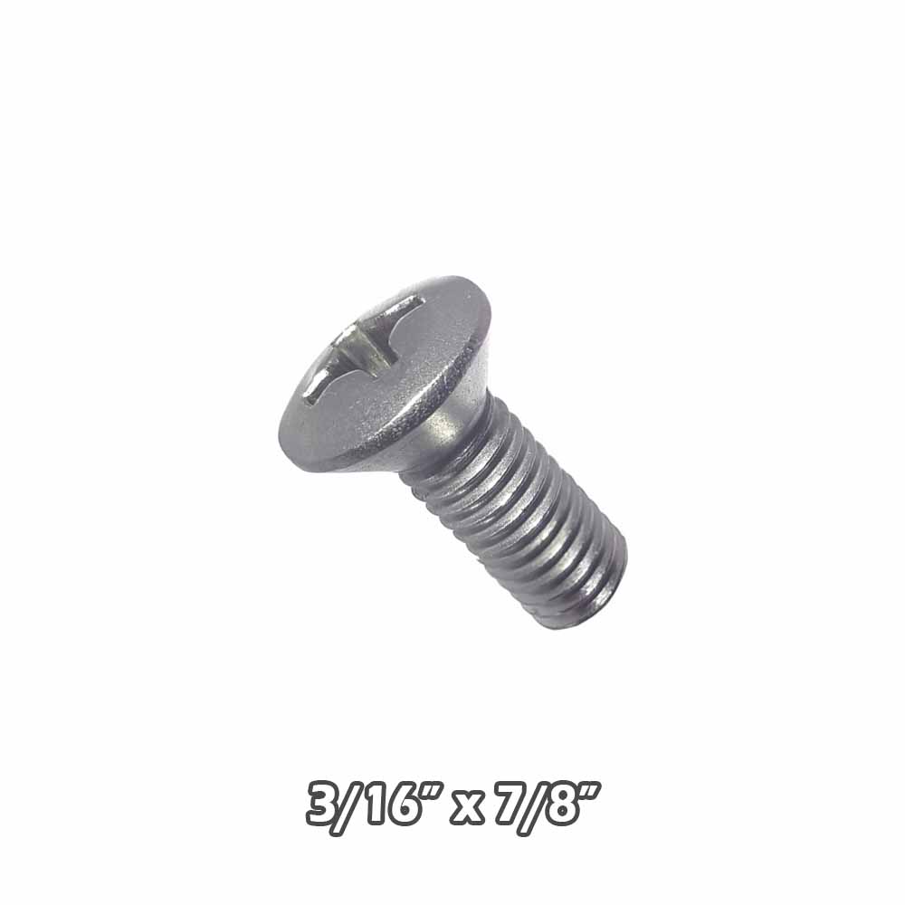 Torn c/gota inox 3/16 x 7/8