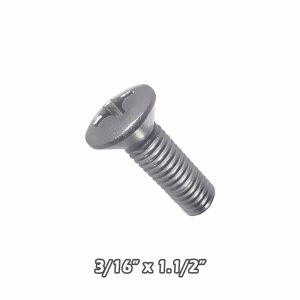 Torn c/gota inox 3/16×1.1/2