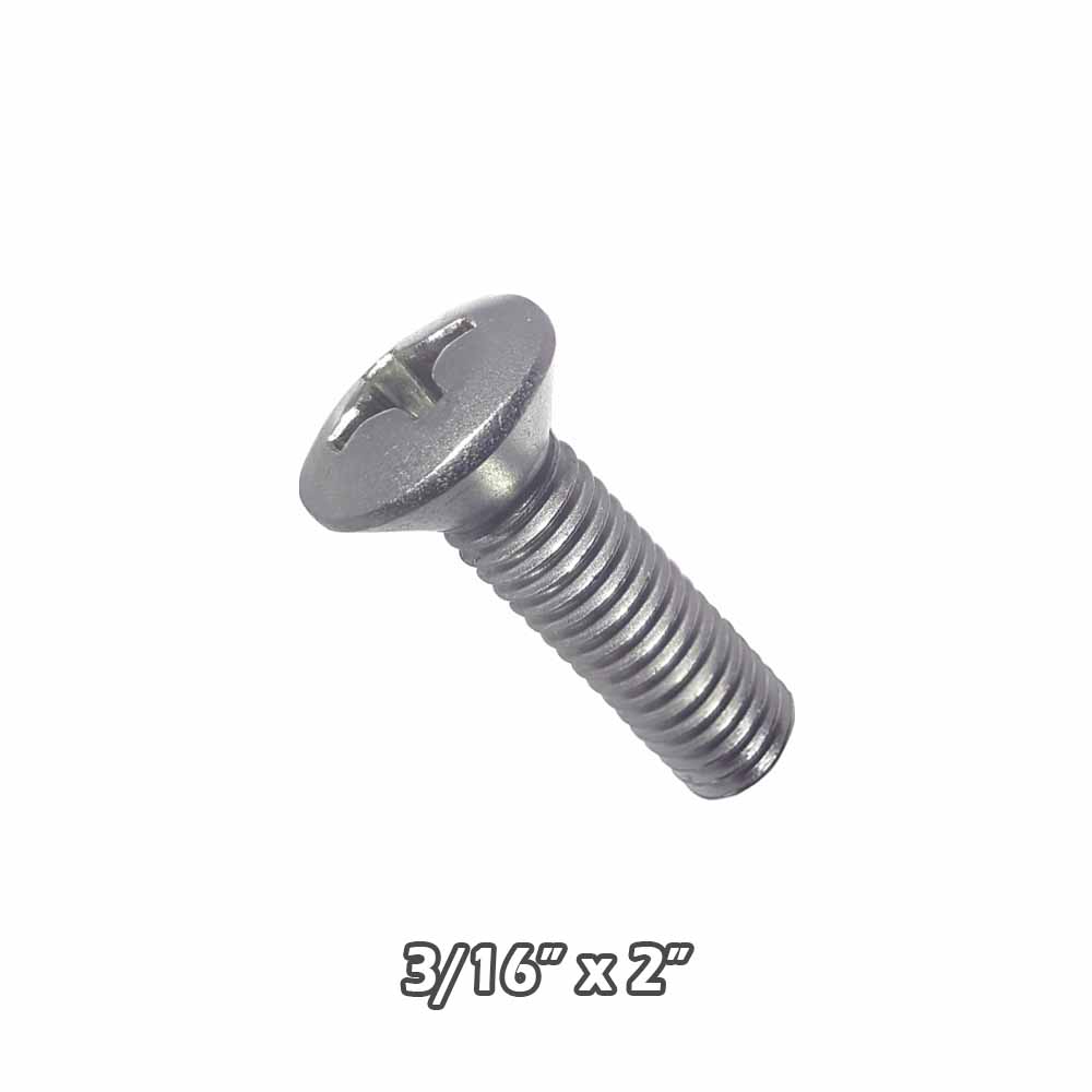 Torn c/gota inox 3/16 x 2