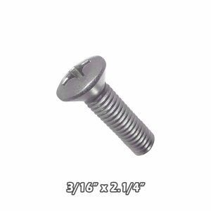 Torn c/gota inox 3/16×2.1/4