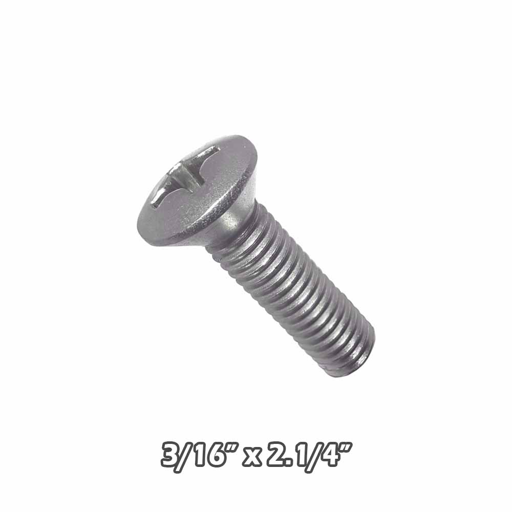 Torn c/gota inox 3/16×2.1/4