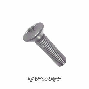 Torn c/gota inox 3/16×2.3/4