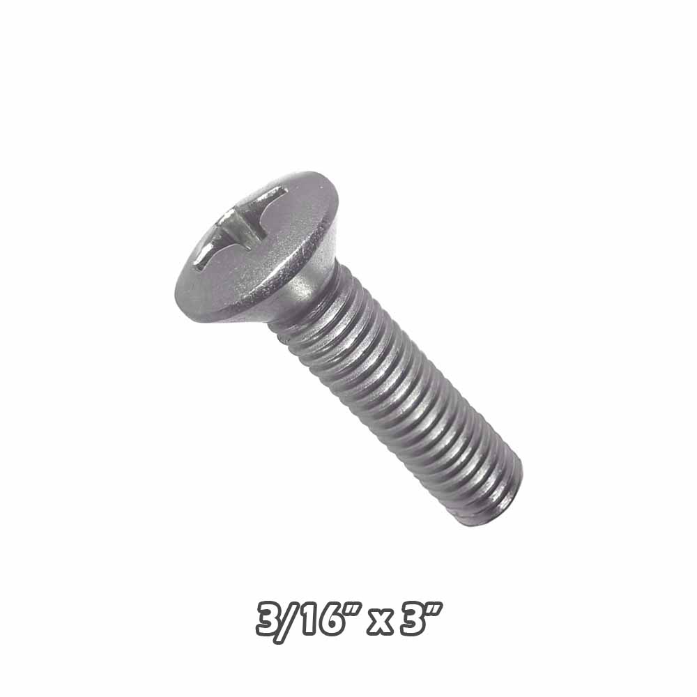 Torn c/gota inox 3/16 x 3