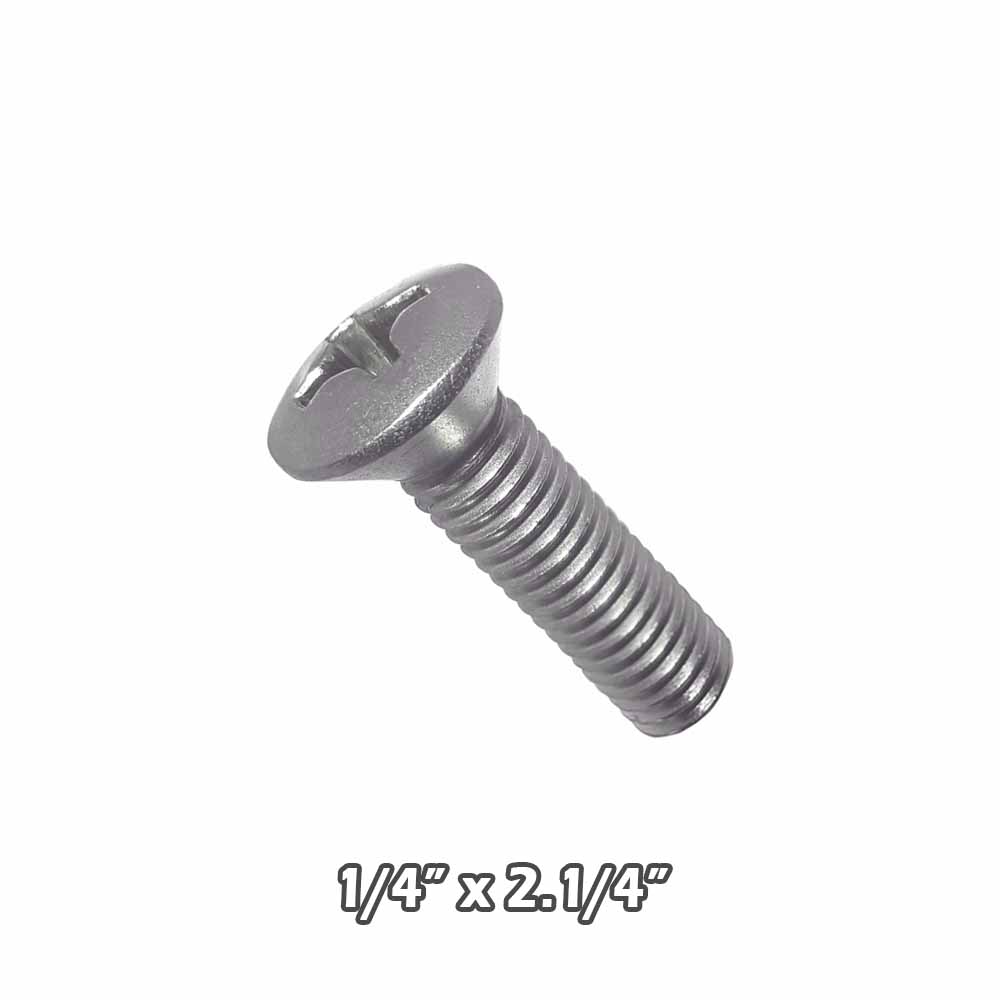 Torn c/gota inox 1/4x 2.1/4