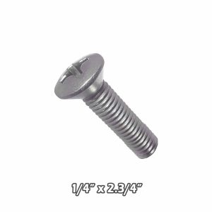 Torn c/gota inox 1/4x 2.3/4
