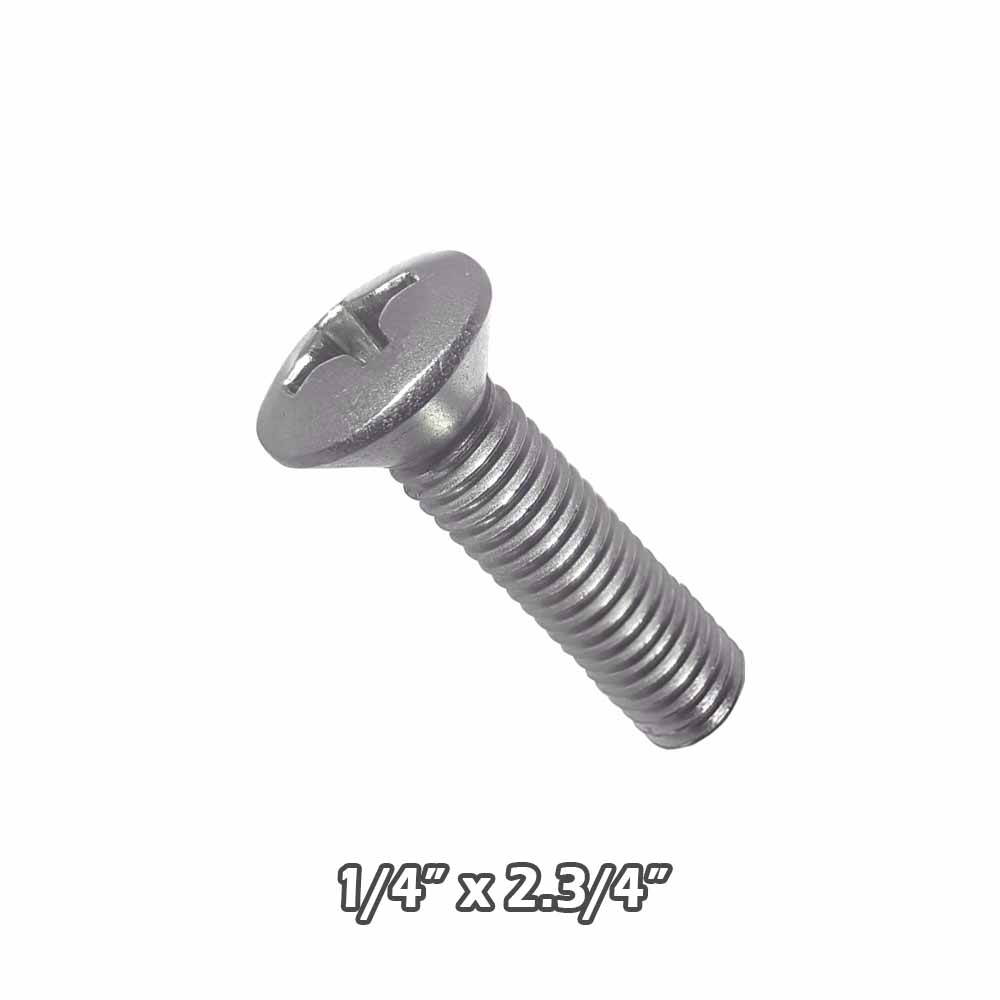Torn c/gota inox 1/4x 2.3/4