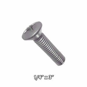 Torn c/gota inox 1/4 x 3