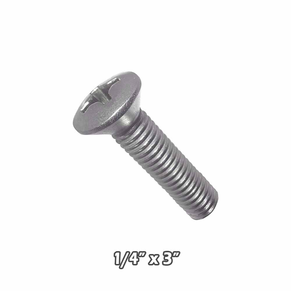 Torn c/gota inox 1/4 x 3