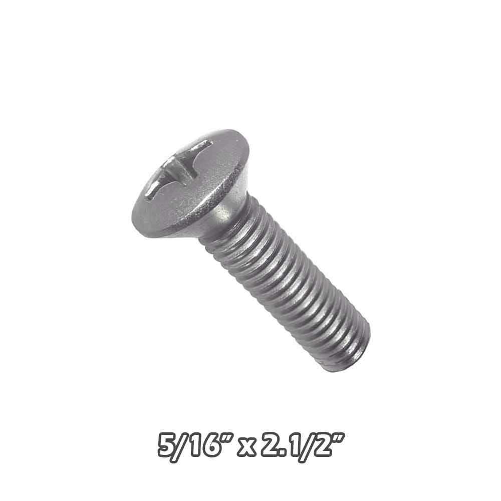 Torn c/gota inox 5/16×2.1/2