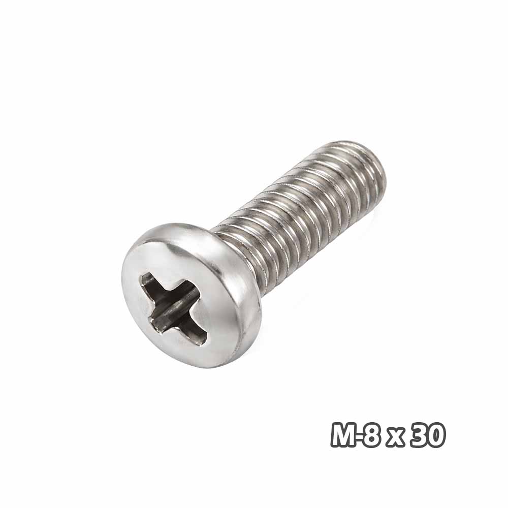 Torn Phill c/fijad Zinc M8 x 30