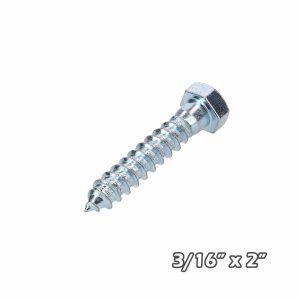 Tirafondo Zinc 3/16×2