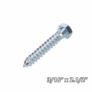 Tirafondo Zinc 3/16×2.1/2