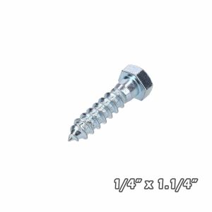 Tirafondo Zinc  1/4×1.1/4