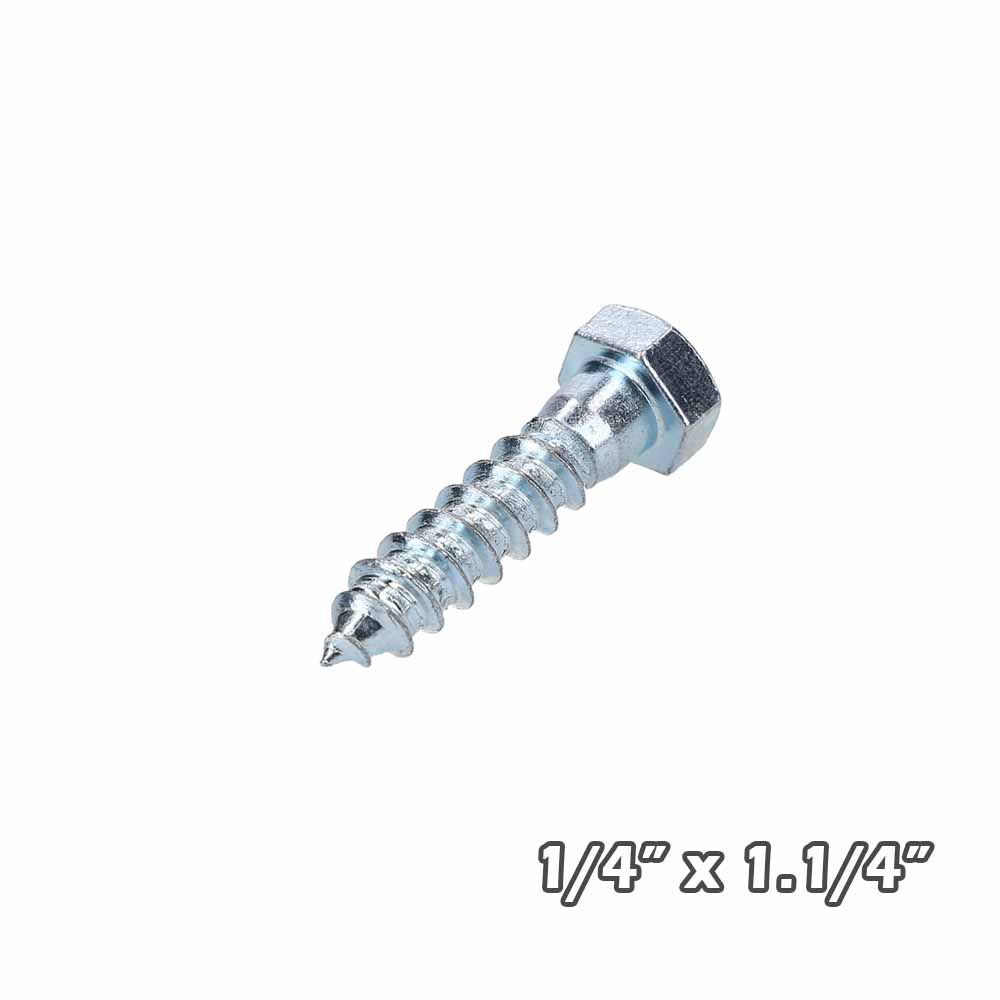 Tirafondo Zinc  1/4×1.1/4