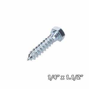 Tirafondo Zinc 1/4×1.1/2