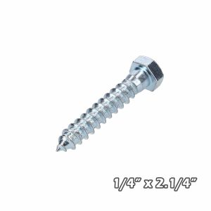 Tirafondo Zinc 1/4×2.1/4