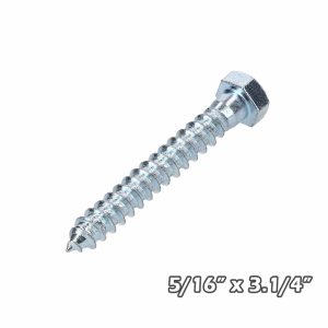 Tirafondo Zinc  5/16×3.1/4