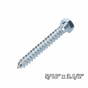 Tirafondo Zinc  5/16×3.1/2