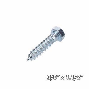 Tirafondo Zinc  3/8×1.1/2