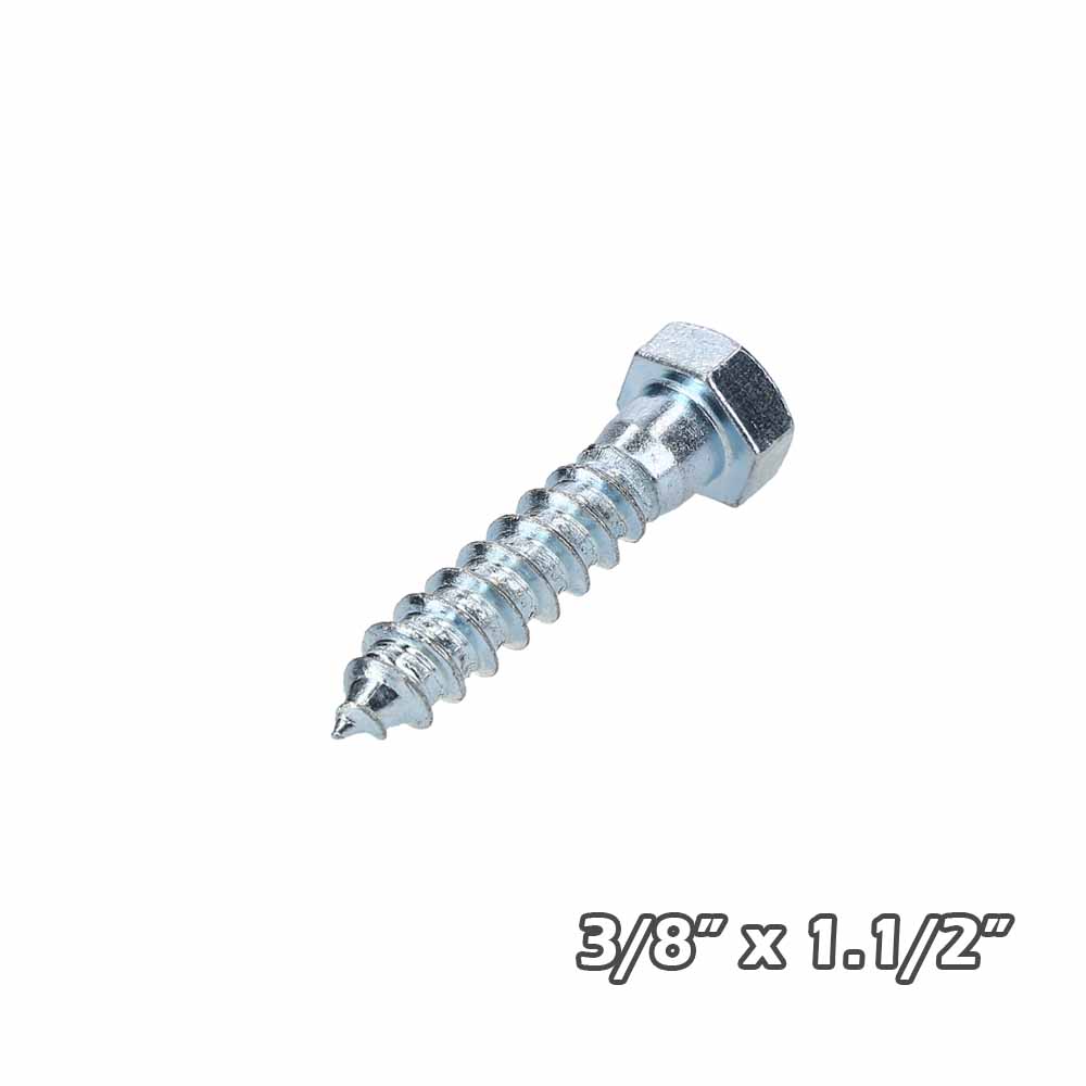 Tirafondo Zinc  3/8×1.1/2