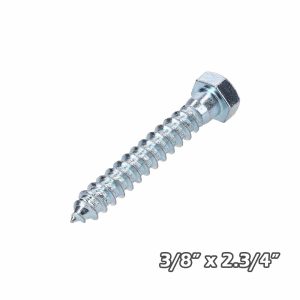 Tirafondo Zinc 3/8×2.3/4