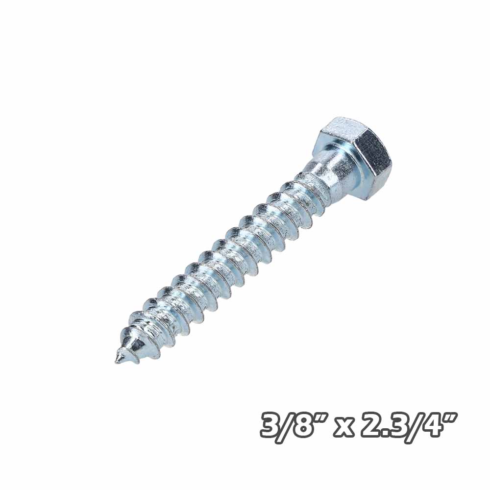 Tirafondo Zinc 3/8×2.3/4