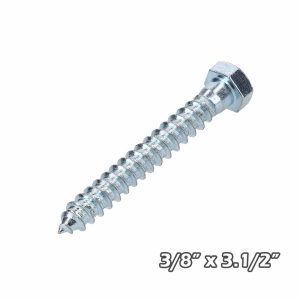 Tirafondo Zinc 3/8×3.1/2