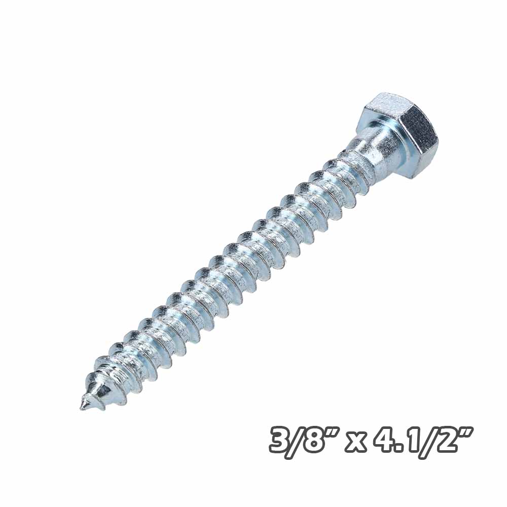Tirafondo Zinc 3/8×4.1/2