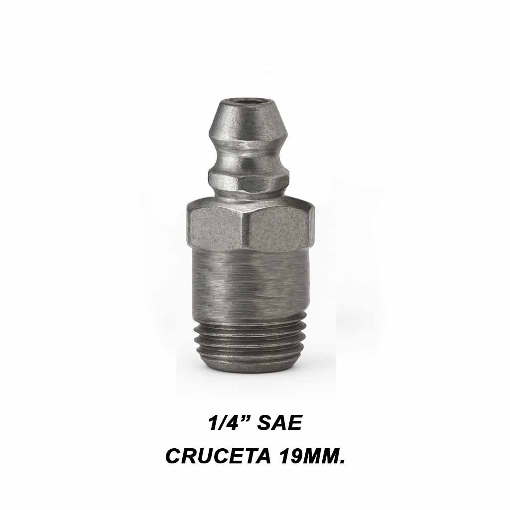 Alemite 1/4 sae cruceta 19mm