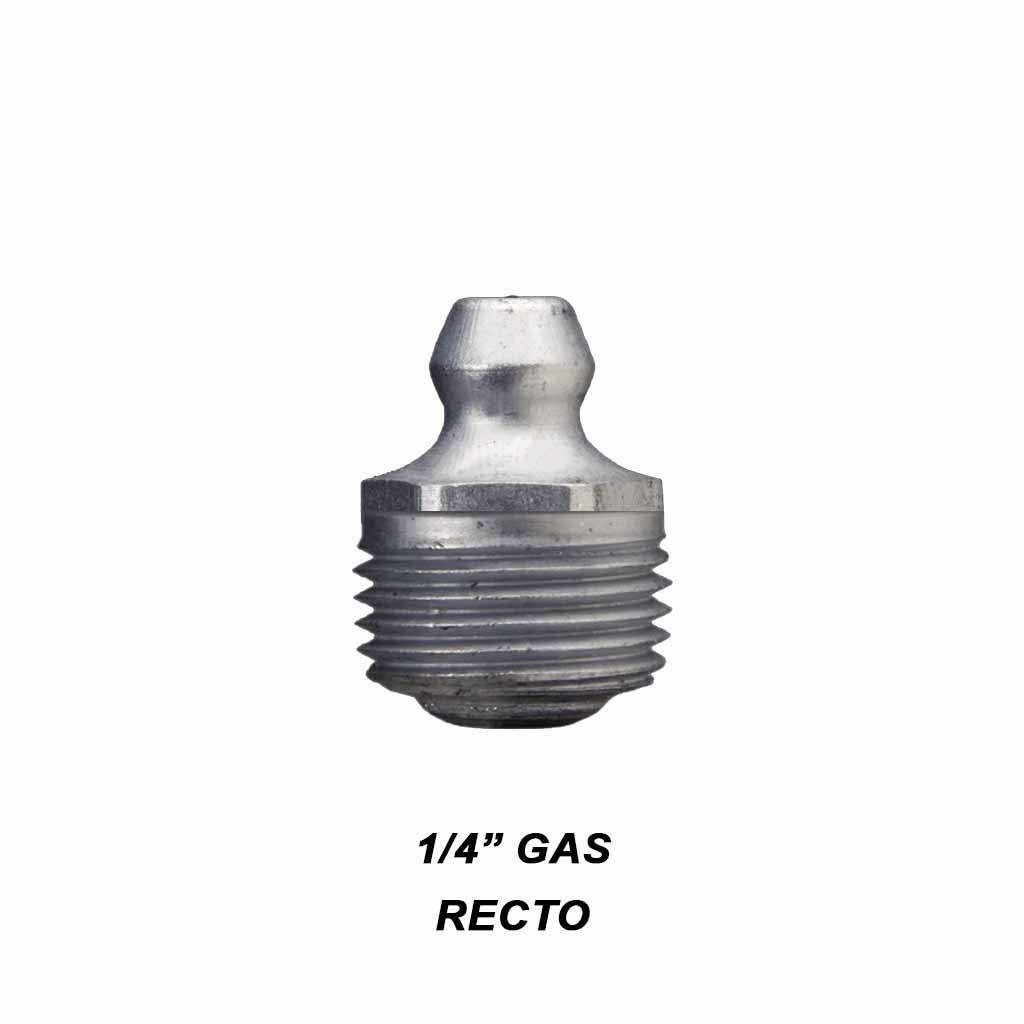 Alemite 1/4 gas recto
